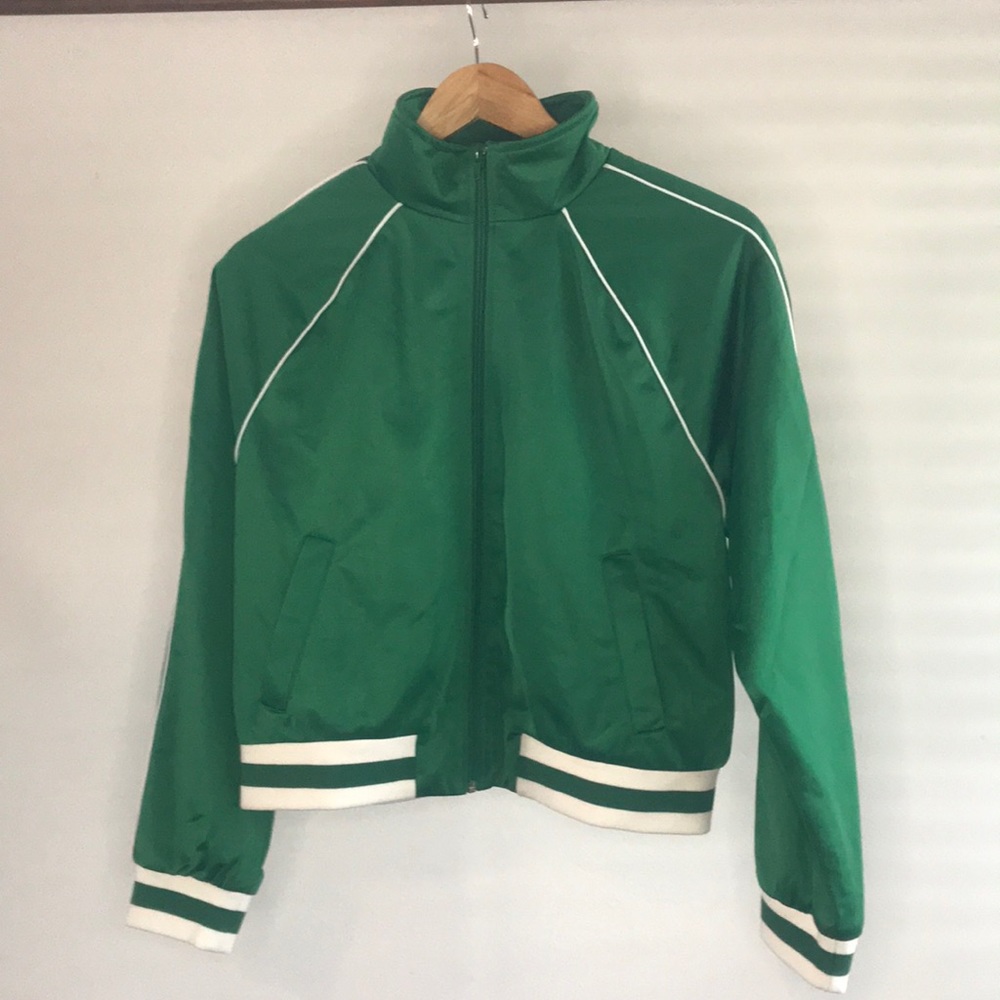 COPY - F21 St Pattys day Green Track Jacket